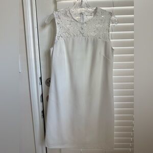 Donna Ricco White Lace Mini Dress size 4